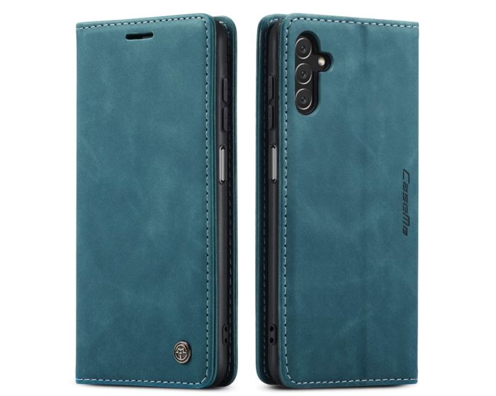 CaseMe PU Leather Wallet Case Θήκη Πορτοφόλι με Stand - Green (Samsung Galaxy A13 5G / A04s)