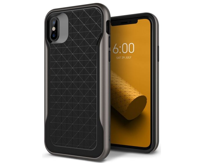 CASEOLOGY Apex Series Dual Hybrid Protective Case (CO-IPX-APX- BKWY) Black / Warm Gray (iPhone X / Xs)