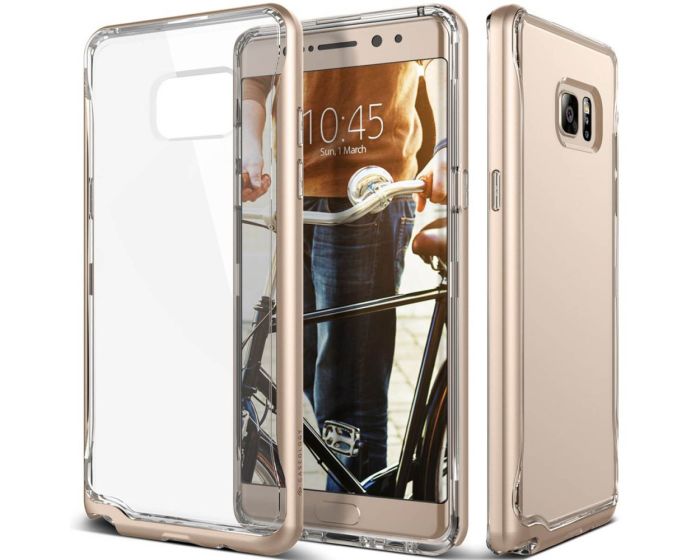 CASEOLOGY SKYFALL Series (CO-NT7-SKY-GD) Clear / Gold (Samsung Galaxy Note 7)