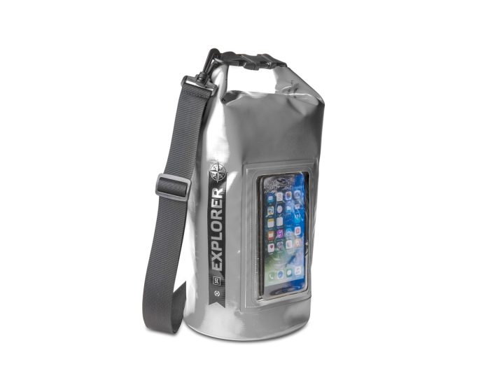 Celly Explorer Drybag 5L με Θέση για Smartphone έως 6.2'' - Grey
