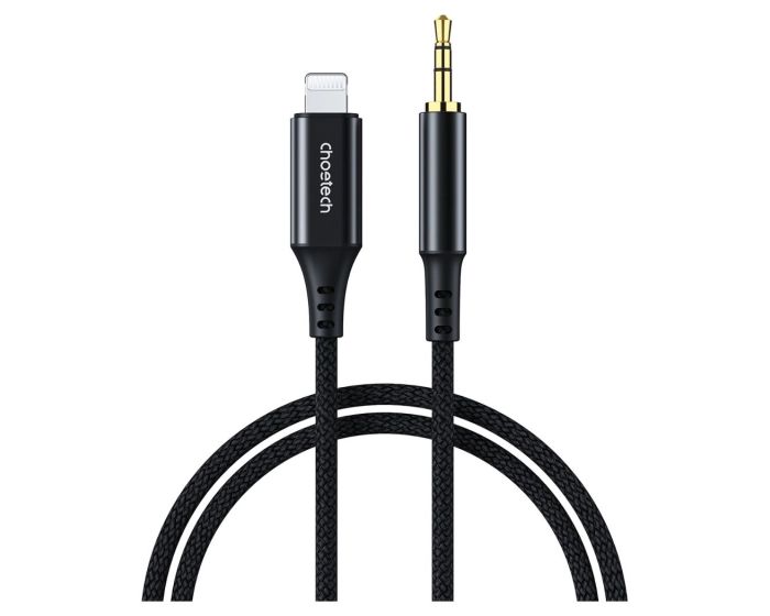 Choetech AUX009 Lighting / Mini Jack 3.5mm Καλώδιο 2m - Black