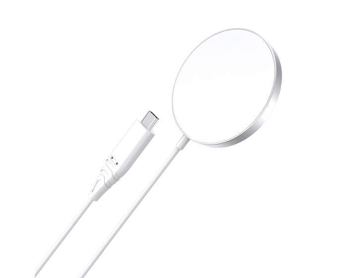 Choetech T518-F Wireless Charger with MagSafe (15W) Ασύρματος Φορτιστής - White