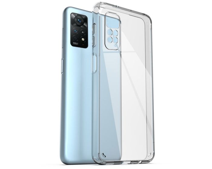 Clear Hybrid Silicone Case Θήκη Σιλικόνης Transparent (Xiaomi Redmi Note 11 Pro 4G / 11 Pro 5G / 12 Pro 4G)
