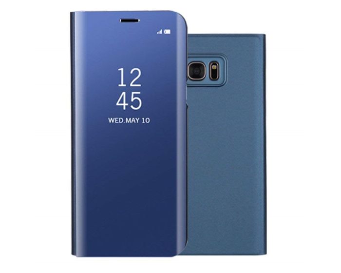 Clear View Standing Cover - Blue (Samsung Galaxy S7 Edge)