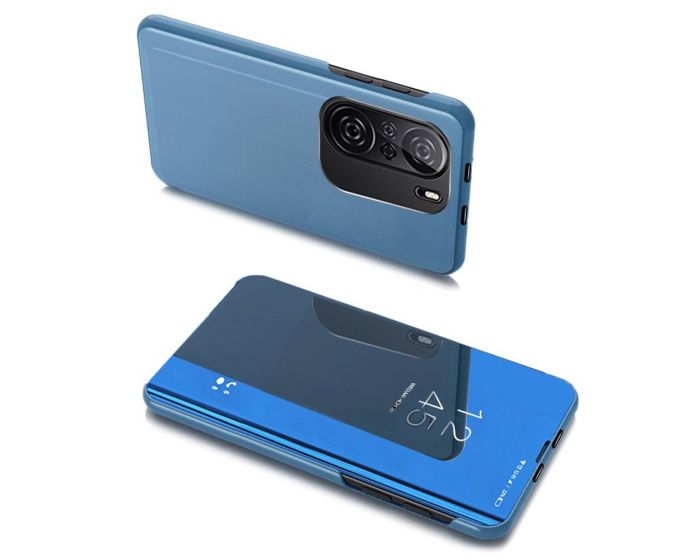 Clear View Standing Cover - Blue (Xiaomi Poco F3 5G / Mi 11i)