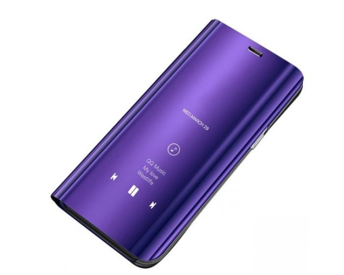 Clear View Standing Cover - Purple (Xiaomi Redmi 9A / 9AT)