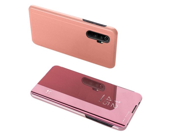 Clear View Standing Cover - Rose Gold (Xiaomi Mi Note 10 / Note 10 Pro)