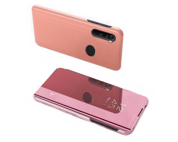 Clear View Standing Cover - Rose Gold (Xiaomi Redmi Note 8T)
