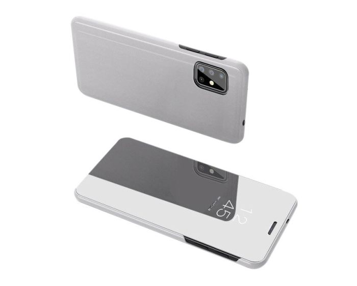 Clear View Standing Cover - Silver (Samsung Galaxy S20)