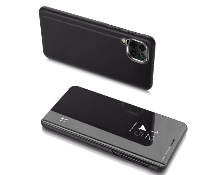 Clear View Standing Cover - Black (Samsung Galaxy A22 5G)