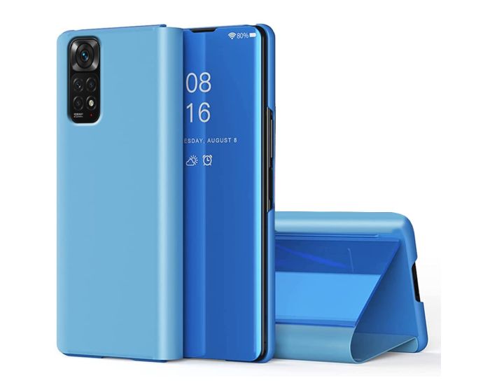 Clear View Standing Cover - Blue (Xiaomi Redmi Note 11 / 11S 4G)
