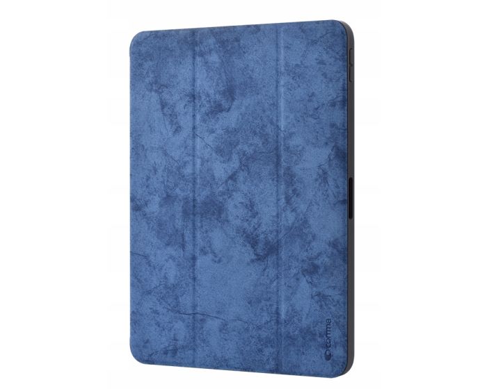 Comma Swan Leather Case with Pen Holder (DSWIP102-BL) Blue (iPad 10.2 2019 / 2020 / 2021)