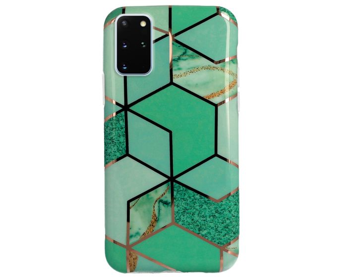 Cosmo Marble Silicone Case Θήκη Σιλικόνης Green (Samsung Galaxy S20 Plus)
