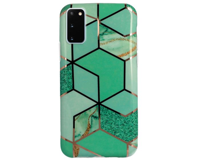 Cosmo Marble Silicone Case Θήκη Σιλικόνης Green (Samsung Galaxy S20)