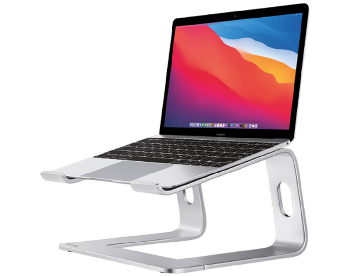 Crong AluBench Laptop Stand (CRG-ALUBN-SLV) Βάση Αλουμινίου για Laptop - Silver 