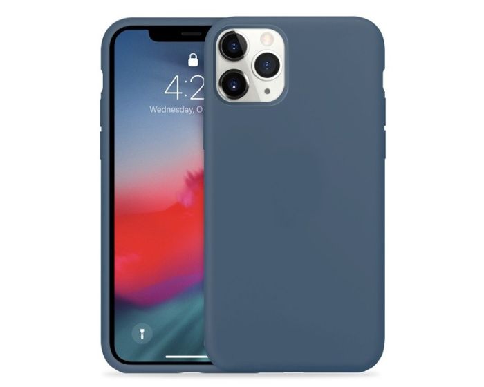 Crong Color Cover Flexible Premium Silicone Case (CRG-COLR-IP11PM-BLUE) Θήκη Σιλικόνης Blue (iPhone 11 Pro Max)