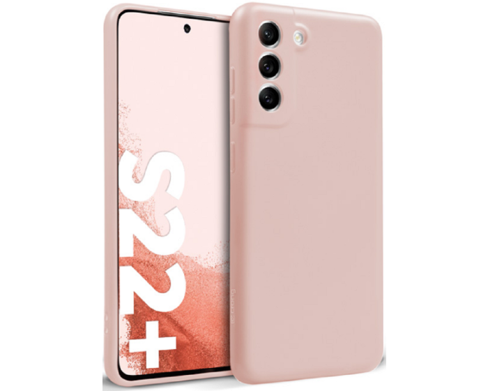 Crong Color Cover Flexible Premium Silicone Case (CRG-COLR-SGS22-PNK) Θήκη Σιλικόνης Pink (Samsung Galaxy S22 5G)