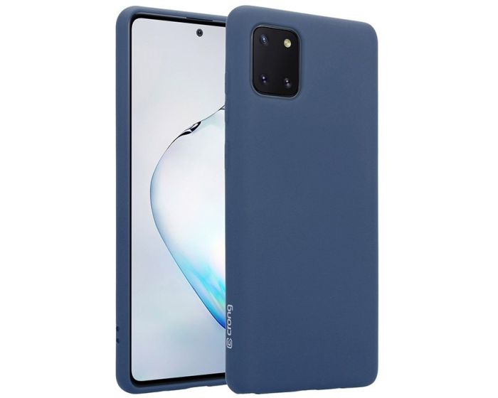Crong Color Cover Flexible Premium Silicone Case (CRG-COLR-SGN10L-BLUE) Θήκη Σιλικόνης Blue (Samsung Galaxy Note 10 Lite)