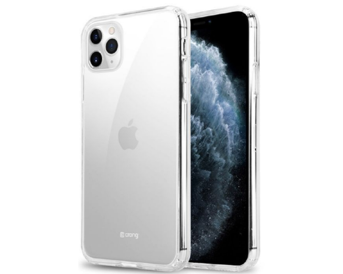 Crong Crystal Shield Silicone Case (CRG-CSHC-IP11P-TRS) Θήκη Σιλικόνης Clear (iPhone 11 Pro)