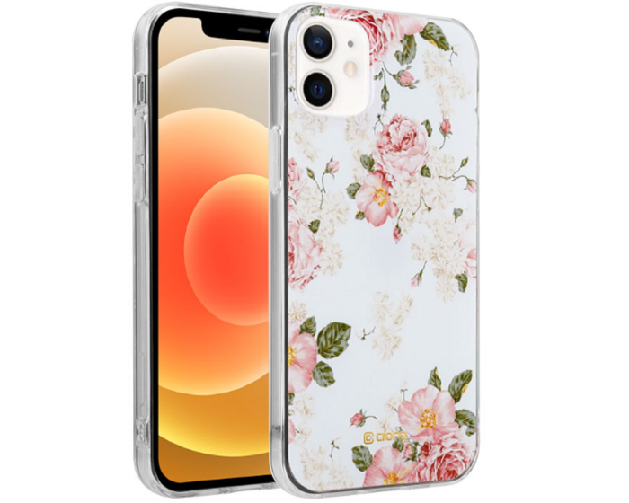 Crong Flower Silicone Case (CRG-FLR-IP1254-02) Θήκη Σιλικόνης Pattern 02 (iPhone 12 Mini)