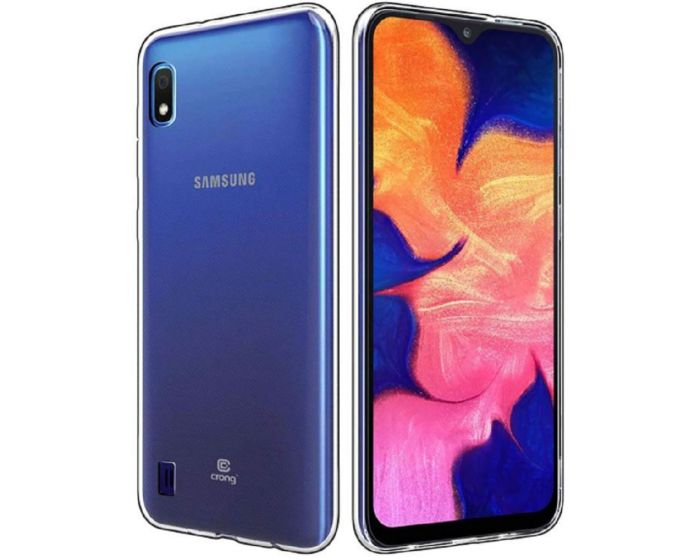 Crong Slim Flexible Silicone Case (CRG-CRSLIM-SGA10-TRS) Θήκη Σιλικόνης Clear (Samsung Galaxy A10)