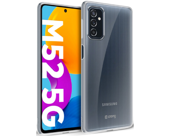 Crong Slim Flexible Silicone Case (CRG-CRSLIM-SGM52-TRS) Θήκη Σιλικόνης Clear (Samsung Galaxy M52 5G)