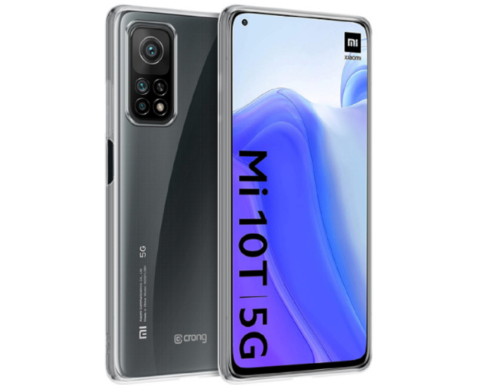 Crong Slim Flexible Silicone Case (CRG-CRSLIM-XMI10T-TRS) Θήκη Σιλικόνης Clear (Xiaomi Mi 10T 5G / 10T Pro 5G)