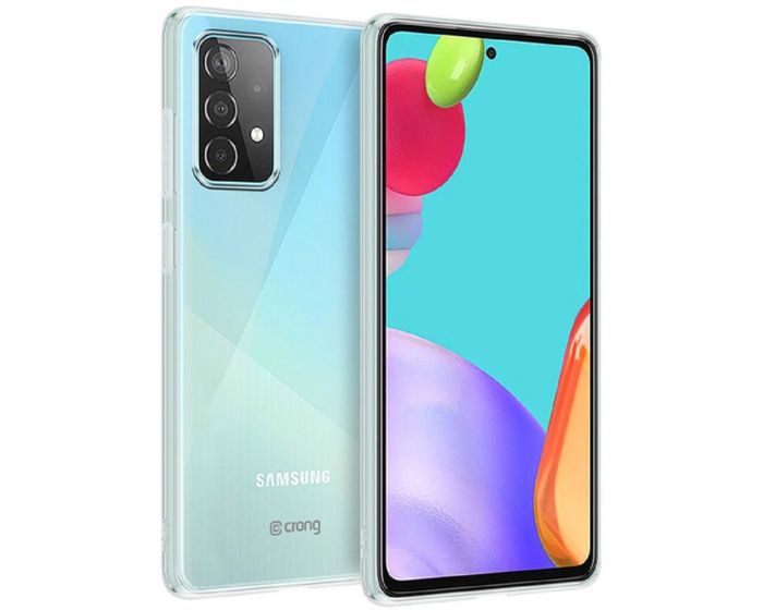Crong Slim Flexible Silicone Case (CRG-CRSLIM-SGA52-TRS) Θήκη Σιλικόνης Clear (Samsung Galaxy A52 / A52s)