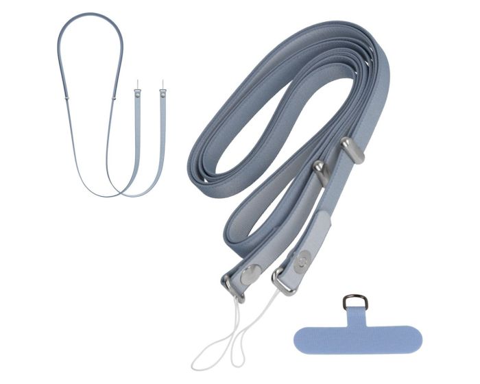 Universal Crossbody Strap Phone Lanyard Neck Strap Λουράκι - Light Blue - MT83454