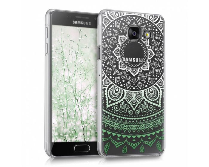 Ultra Thin Crystal Indian Sun Case (37651.02) Πλαστική Θήκη Διάφανη Mint / Λευκή (Samsung Galaxy A3 II - 2016)