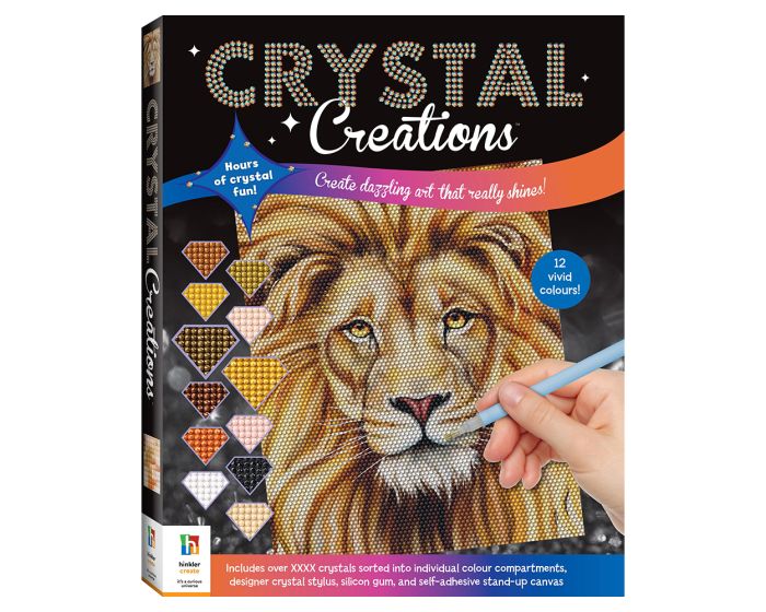 Hinkler Crystal Creations: Daring Lion Παιδική Χειροτεχνία με Κρύσταλλα