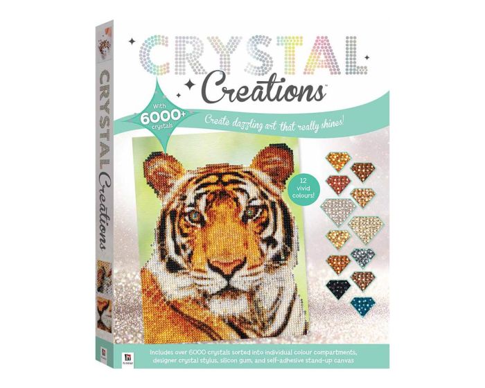 Hinkler Crystal Creations: Wild Tiger Παιδική Χειροτεχνία με Κρύσταλλα