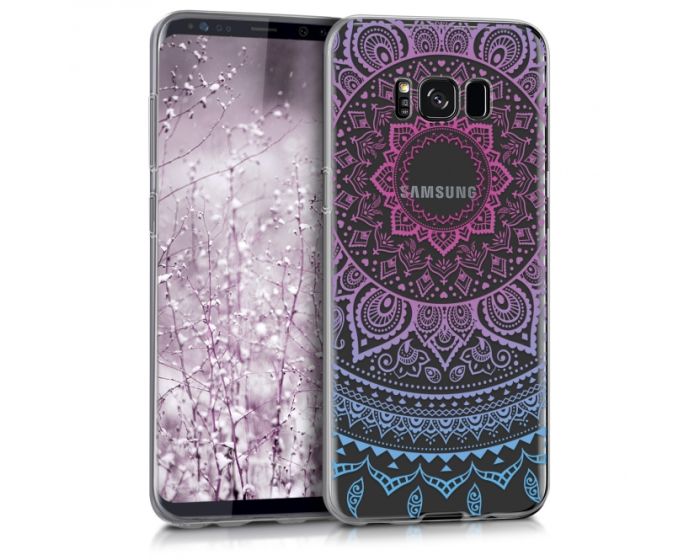 KWmobile Slim Fit Gel Case Indian Sun (40995.01) Θήκη Σιλικόνης Ροζ Διάφανη (Samsung Galaxy S8 Plus)