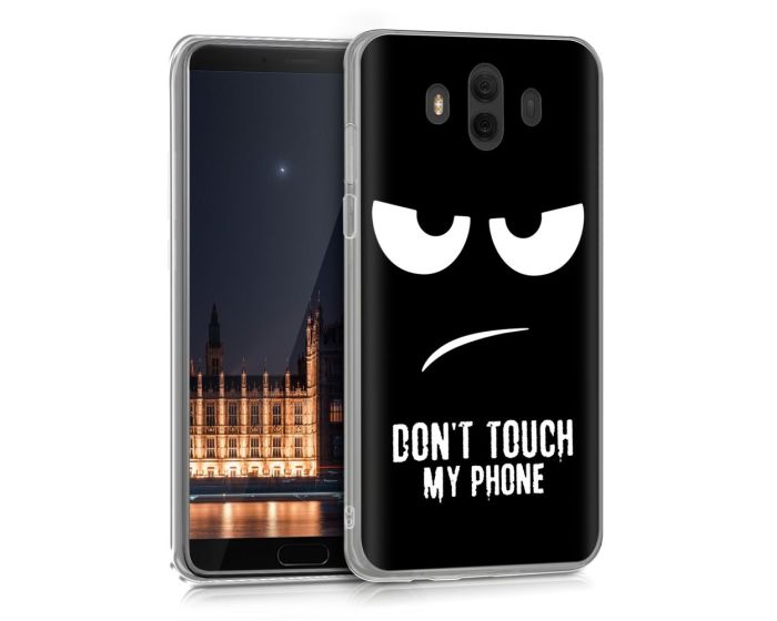 KWmobile Slim Fit Gel Case Don't touch my phone (43125.02) Θήκη Σιλικόνης (Huawei Mate 10)