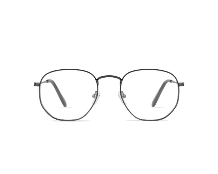 D.Franklin Glasses Classic Hexagon Γυαλιά με φίλτρο Anti-Blue Light - Gunmetal