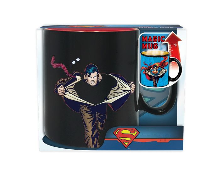 ABYstyle DC Comics (Superman) Heat Changing Mug 460ml Κούπα με Ζεστό - Κρύο Σχέδιο