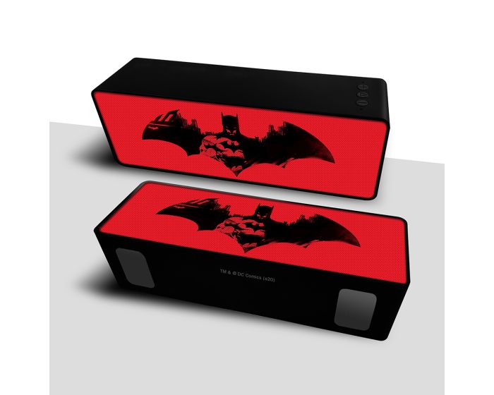 DC Comics Bluetooth Wireless 2.1 Speaker 10W Ασύρματο Ηχείο - Batman 007 Red
