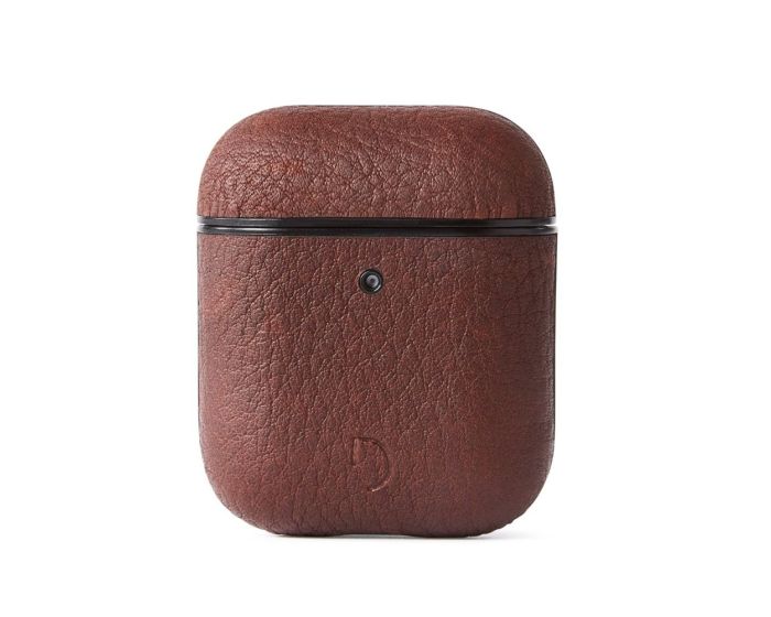 Decoded Aircase 2 Leather AirPods Case Δερμάτινη Θήκη για Apple Airpods - Brown
