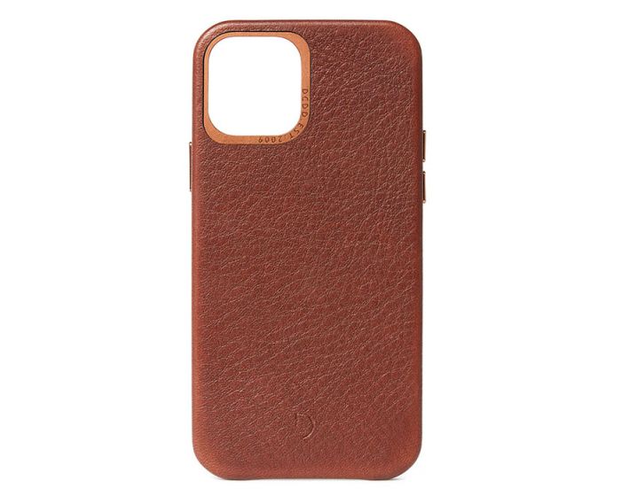 Decoded Leather Back Cover Δερμάτινη Θήκη Brown (iPhone 12 / 12 Pro)