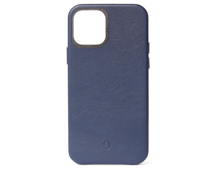 Decoded Leather Back Cover Δερμάτινη Θήκη Navy (iPhone 12 Mini)
