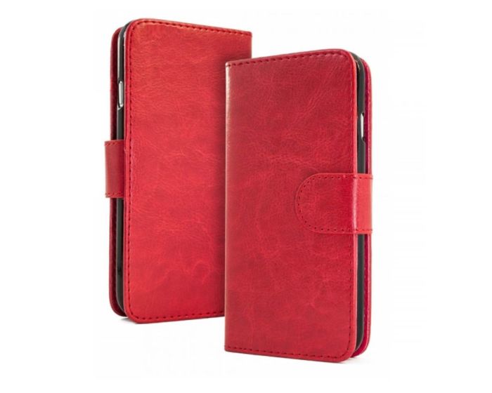 Forcell Detachable Wallet Case Θήκη Πορτοφόλι 2 in 1 Κόκκινη (Sony Xperia XZ / XZs)