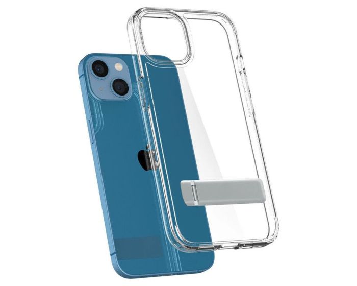 Devia Bracket Hybrid Case Ανθεκτική Θήκη με Kickstand Clear (iPhone 14)