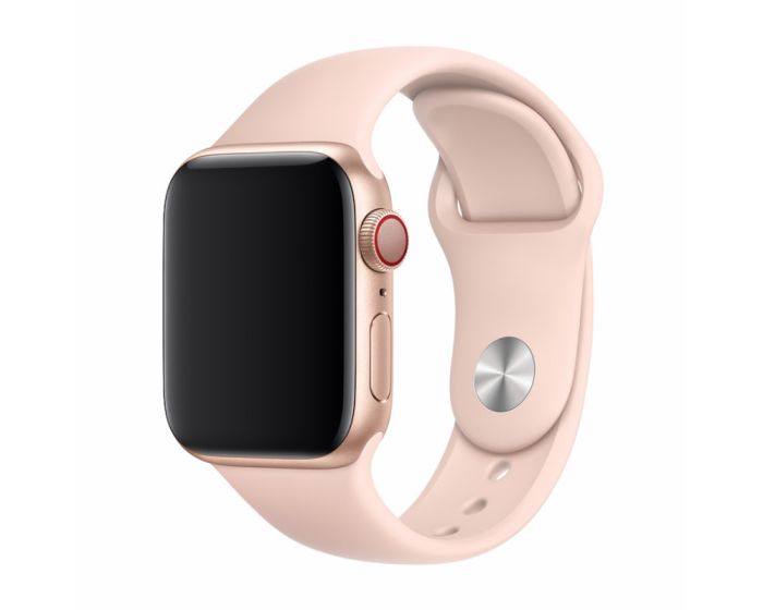 Devia Deluxe Sport Strap Pink Sand - Λουράκι Σιλικόνης για Apple Watch 40/41/42mm (4/5/6/7/8/9/10/11/SE) - MT48484
