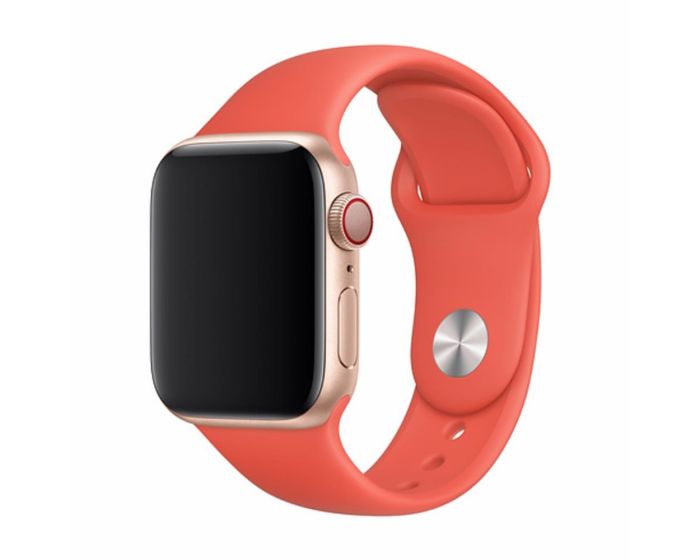 Devia Deluxe Sport Strap Nectarine - Λουράκι Σιλικόνης για Apple Watch 40/41/42mm (4/5/6/7/8/9/10/11/SE) - MT37832