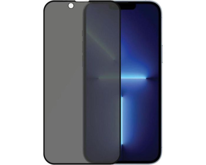 Devia Privacy Twice Full Face Αντιχαρακτικό Γυαλί Tempered Glass Black (iPhone 13 Mini)