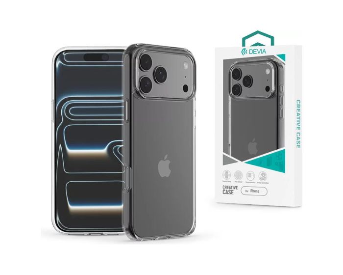 Devia Pure Clear Series Shockproof Case Θήκη με TPU Bumper Clear (iPhone 17 Pro) - MT83753