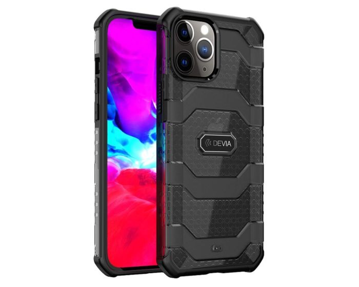 Devia Vanguard Shockproof Case Σκληρή Θήκη με TPU Bumper Black (iPhone 13 Pro)