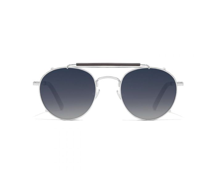 D.Franklin Sunglasses Classic Round Clip On (DFKSUN0470) Γυαλιά Ηλίου Silver / Grad Blue