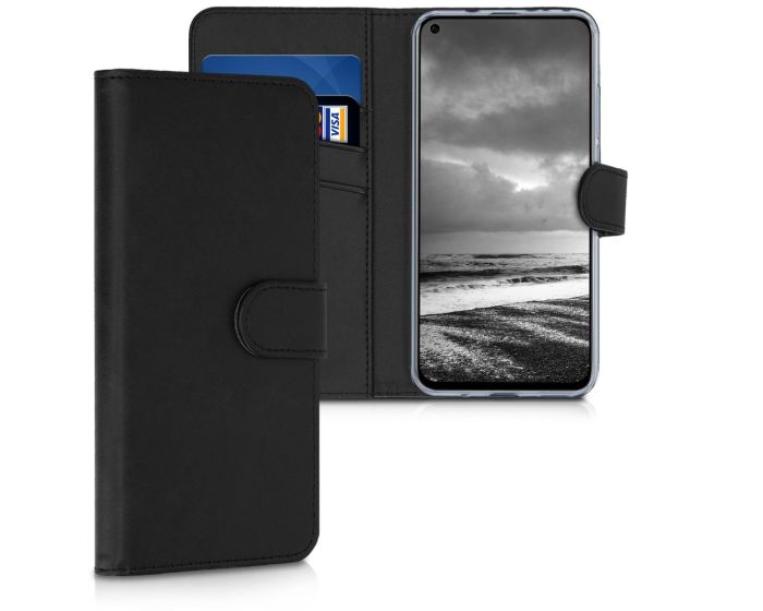 KWmobile Wallet Case Θήκη Πορτοφόλι με δυνατότητα Stand (47305.01) Black (Huawei Honor View 20)