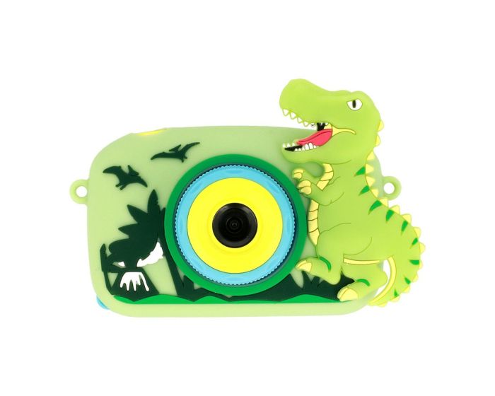 Digital 1080p Camera X900 for Kids Παιδική Κάμερα - Dinosaur Green